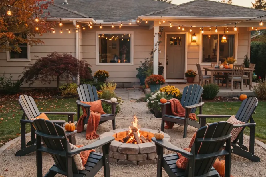 Backyard Gravel Fire Pit | Easy DIY Budget Project | Patio Decor Ideas