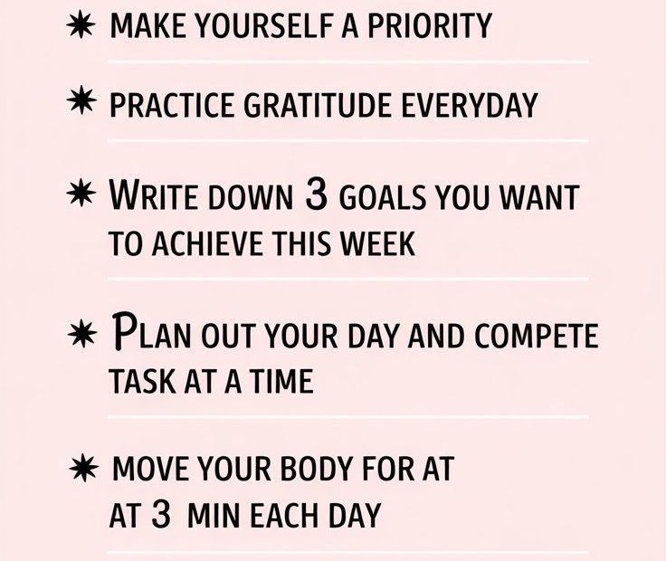 Daily Self Care Routine for Stress Relief in 10 Minutes