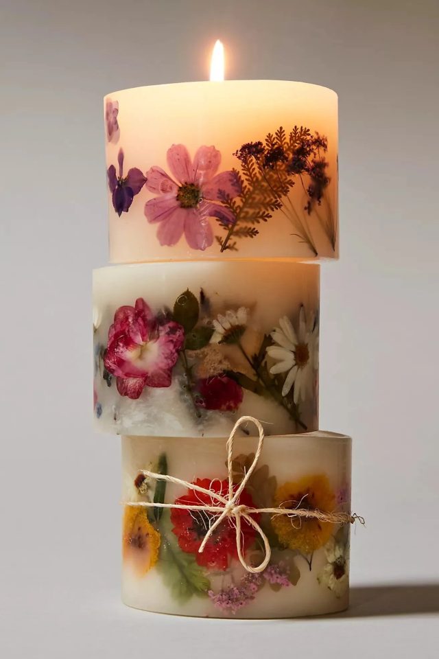 Botanical Candle for Hostess Gifts | Petite Aromatic Soy Candle | Cozy Home Fragrance Idea