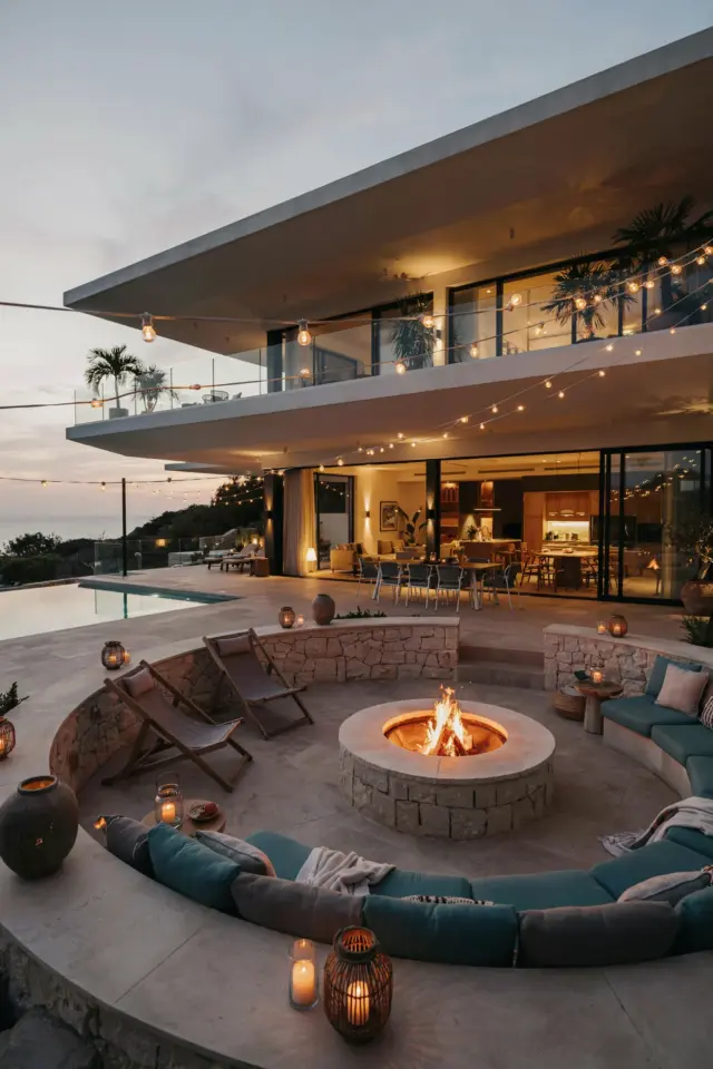 Resort-Style Patio Decor | Puerto Vallarta Outdoor Living Inspo | Mexican Vacation Home Ideas