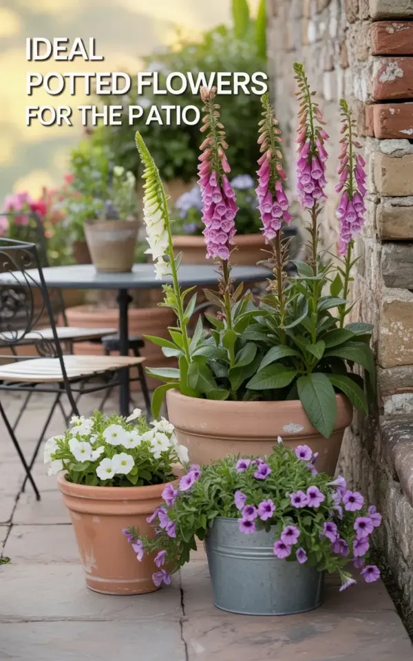 Don't plant just any flowers in pots on your patio β learn which potted flowers actually thrive in containers
