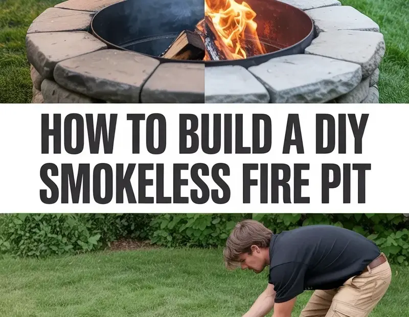 How to Build a DIY Smokeless Fire Pit | Step-by-Step for Fall Nights