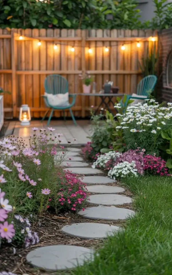 Curved Garden Path Idea | Quick Backyard Walkway with Stone Pavers