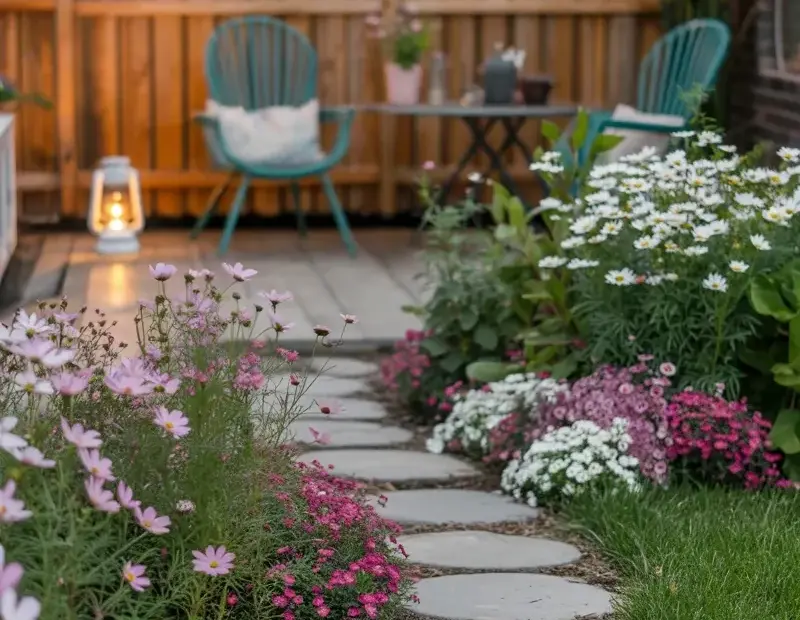 Curved Garden Path Idea | Quick Backyard Walkway with Stone Pavers